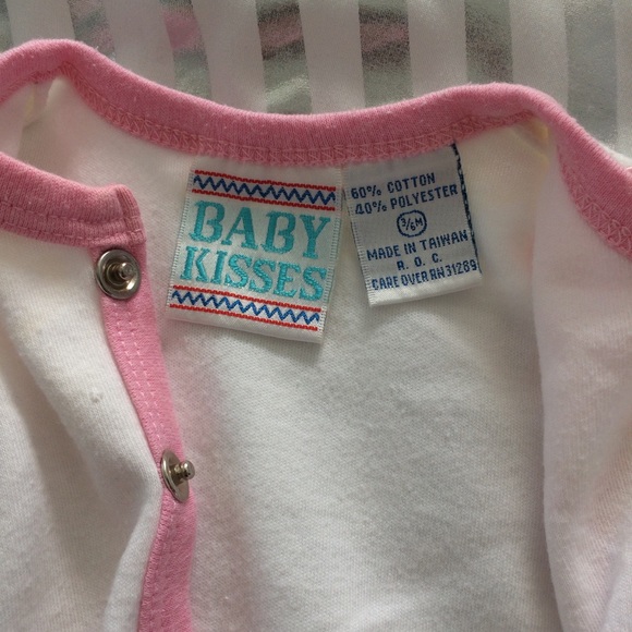 Baby Kisses Matching Top/Pants Set 3/6 Months - Picture 4 of 7